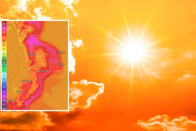 CALDO ESTREMO REGGIO CALABRIA: TEMPERATURE OLTRE I 40 GRADI